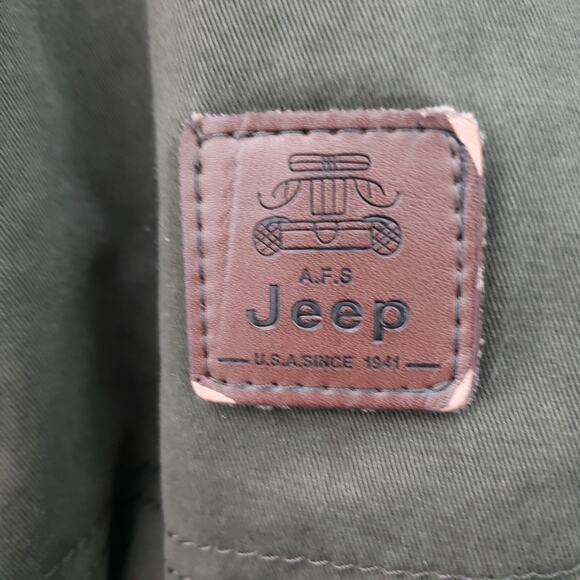 Jeep AFS Utility Jacket Mens M Brown Ruggedcore Gorpcore Workwear 42x28 - Picture 11 of 12